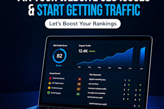 fix SEO issues and boost your website ranking to get organic traffic