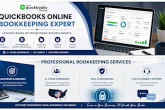 provide monthly bookkeeping support for CPA firms