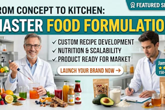 do professional food formulation and beverage recipe formulation