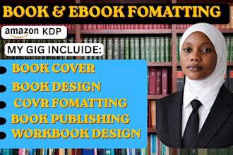 format and design your book for amazon KDP publishing