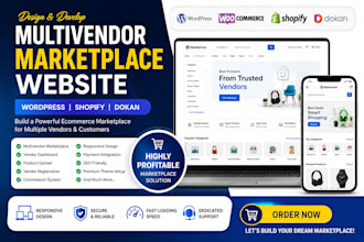 design ecommerce multi vendor wordpress multi vendor shopify multi vendor dokan