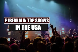 submit your music to booking agents who book paid shows for artists