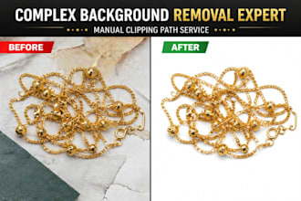 do bulk clipping path and background removal for ecommerce product images