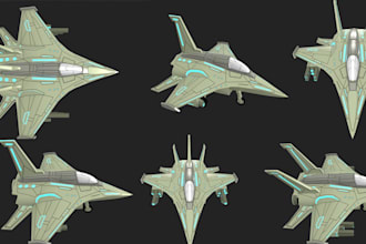 create custom cad drone frame design for, scifi, spaceship, uav, fpv 3d printing