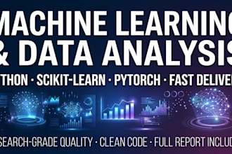 build a machine learning model or do data analysis in python