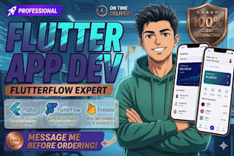 be flutter app developer and flutterflow mobile app developer