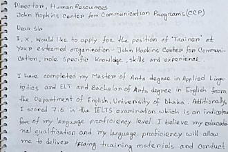 write anything with my beautiful handwriting