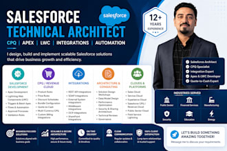 build salesforce apex and lwc solutions, integrate salesforce with external apis