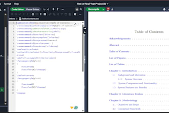 fix and convert your word document into latex or overleaf