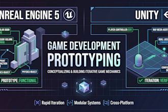 prototype gameplay mechanics in unity or unreal engine