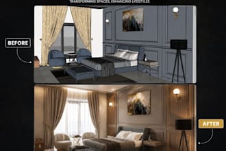 create realistic ai architecture interior and exterior design renderings