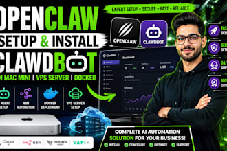 setup install openclaw clawdbot setup open claw clawdbot on mac mini, vps server
