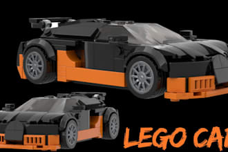 do 3d lego model moc design lego technic car bike truck set with pdf instruction