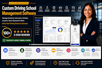 build custom driving school management software