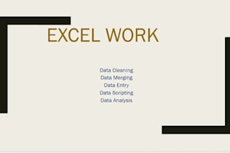 clean, format, merge, spilt excel data