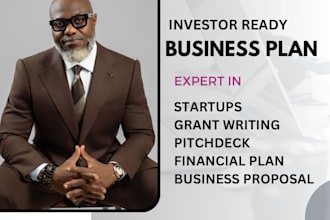 write a topnotch business plan, financial plan, business plan writer, proposal