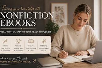 be non fiction ebook writer, nonfiction book editor, self help ebook ghostwriter