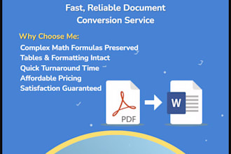 type and convert pdfs into mathematical equations in ms word