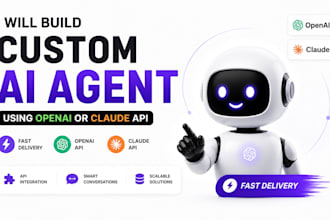 build a custom ai agent using openai or claude API