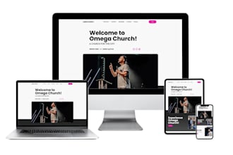 design a modern church website in wordpress
