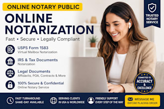 notarize documents online, notary public irs and legal documents, usps form 1583