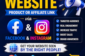 professionally promote your website, product, business, or affiliate link