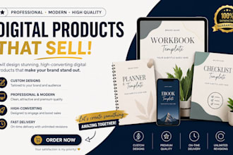 design high converting digital product, for online business online course bundle
