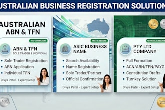 do australian abn, tfn, and business name registration