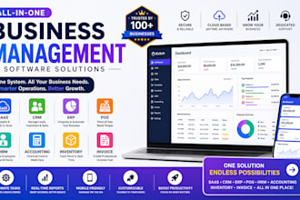 build saas, CRM, erp, pos, hrm, accounting, inventory, invoice software
