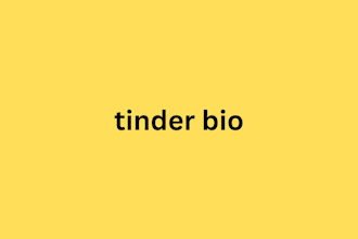 write your tinder bio and optimize