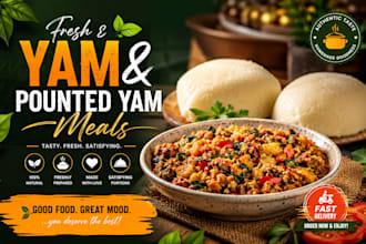 prepare delicious  pounded yam and egg meals or you