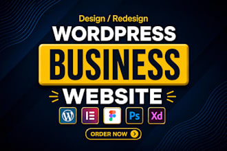 design an redesign wordpress business website
