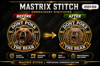 convert image to embroidery digitizing desigion