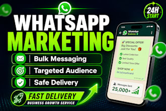 do whatsapp bulk messaging and targeted marketing promotion