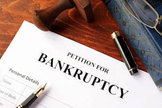 prepare bankruptcy documents for chapter 7, 13 or 11