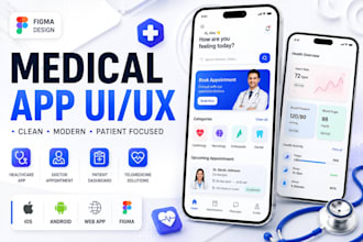medical ui ux design app design mobile app design mobile app