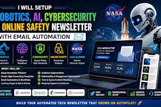 setup robotics ai regulation cybersecurity online safety nasa email automation