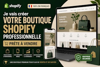 creer une boutique shopify professionnelle optimisée pour vendre