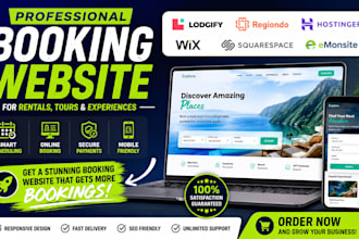 lodgify regiondo hostinger wix squarespace scheduling emonsite booking website