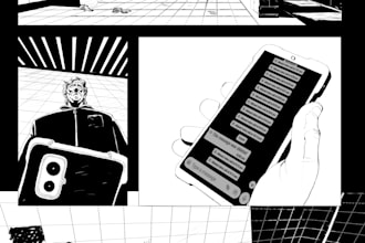 create dynamic comic book pages
