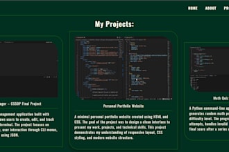 create a simple website for you