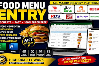 do fast and accurate data entry, copy paste, excel work