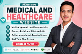 design medical and healthcare website