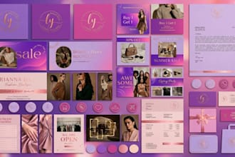 design business logo brand identity and complete branding kit for your brand