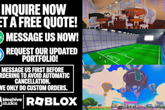 build your roblox map and models