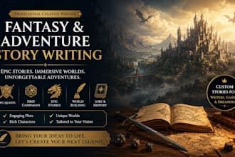 write fantasy adventure story rpg quest dnd campaign story worldbuilding lore