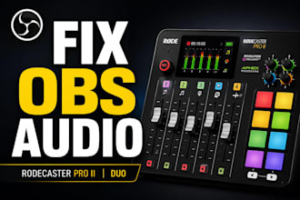 setup rodecaster pro ii or duo with obs forstudio quality livestream audio