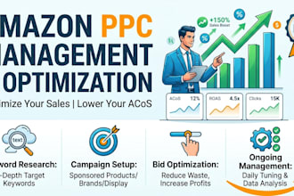 setup and manage amazon PPC campaigns to boost your sales and reduce acos