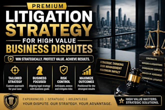 provide legal advice and dispute resolution strategy for business conflicts