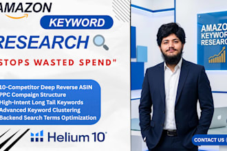 do amazon keyword research and reverse asin analysis
